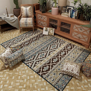 Bohemian Style Carpets for Living Room Morocco Bedroom Decor Carpet Persian Large Area Rugs Lounge Rug Home Non-slip Floor Mat acacuss
