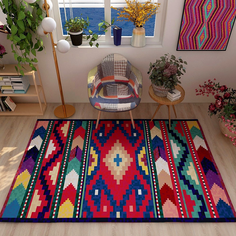 Bohemian Style Carpets for Living Room Morocco Bedroom Decor Carpet Persian Large Area Rugs Lounge Rug Home Non-slip Floor Mat acacuss