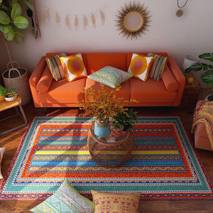Bohemian Style Carpets for Living Room Morocco Bedroom Decor Carpet Persian Large Area Rugs Lounge Rug Home Non-slip Floor Mat acacuss