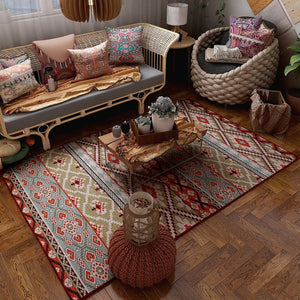 Bohemian Style Carpets for Living Room Morocco Bedroom Decor Carpet Persian Large Area Rugs Lounge Rug Home Non-slip Floor Mat acacuss