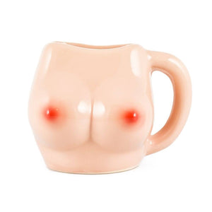 Boob Mug - Ceramic Breast shaped coffee Mug acacuss