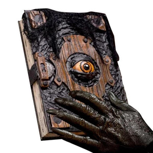 Book Of The Damned Halloween Decor Prank Decoration Magic Book Handmade Black Spellbook Spooky Seasonal Prop Art Book Of Eyes acacuss
