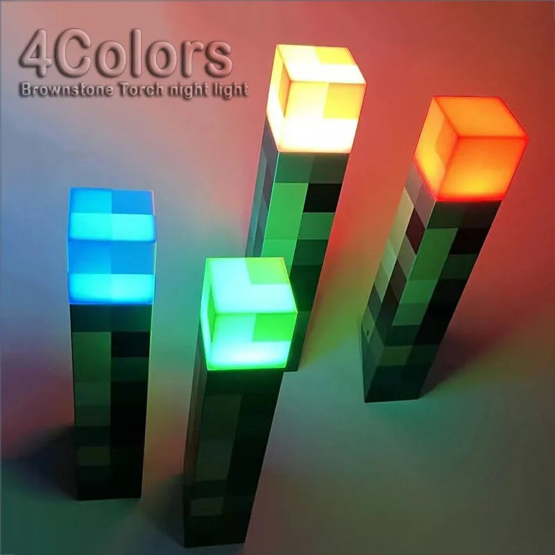 Brownstone Flashlight Torch Lamp Bedroom Decorative Light LED Night Light USB Charging with Buckle 11inch Children Gift acacuss