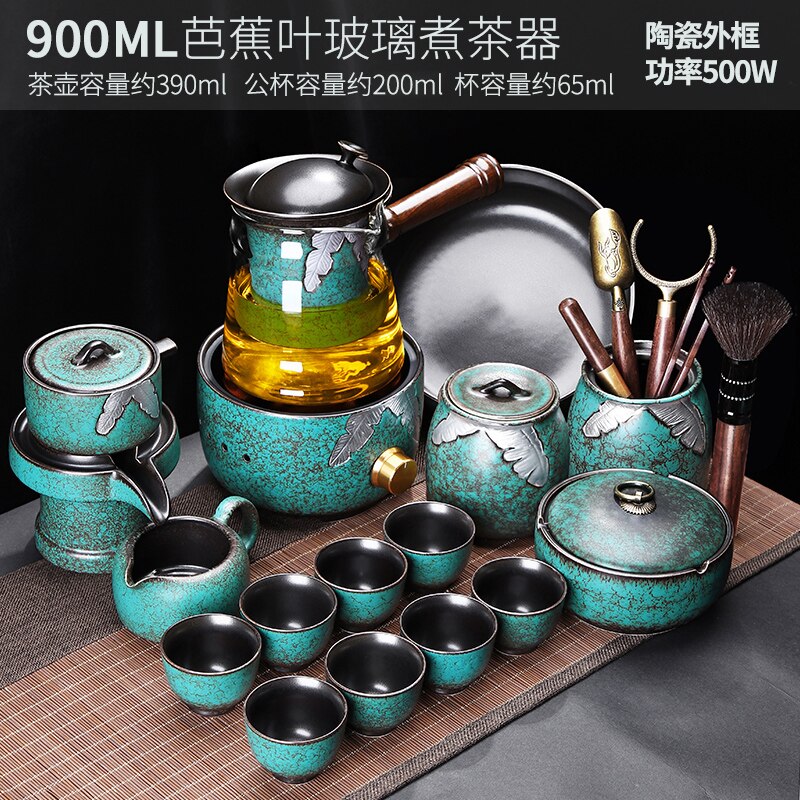 Bubble Turkish Chinese Tea Set Accessories Mugs Maker Afternoon Gaiwan Service Tea Set Cutlery Taza Mate Kitchen Sets YX50TS acacuss