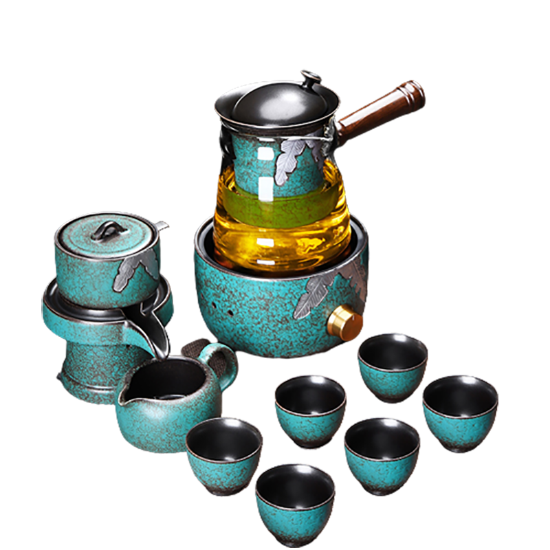 Bubble Turkish Chinese Tea Set Accessories Mugs Maker Afternoon Gaiwan Service Tea Set Cutlery Taza Mate Kitchen Sets YX50TS acacuss