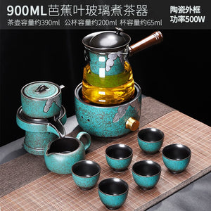 Bubble Turkish Chinese Tea Set Accessories Mugs Maker Afternoon Gaiwan Service Tea Set Cutlery Taza Mate Kitchen Sets YX50TS acacuss