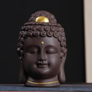 Buddha Ceramic Tea Jar Tea Caddy Storage Tank Sealed Tank Tea Container Candy Jar Food Organizer Tea Box Storage Box Tea Can acacuss