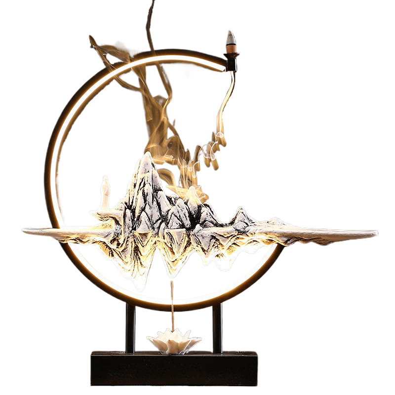 Buddha Decoration Ceramic Burner Handmade Hanging Indoor Incense Backflow acacuss