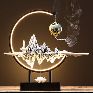 Buddha Decoration Ceramic Burner Handmade Hanging Indoor Incense Backflow acacuss