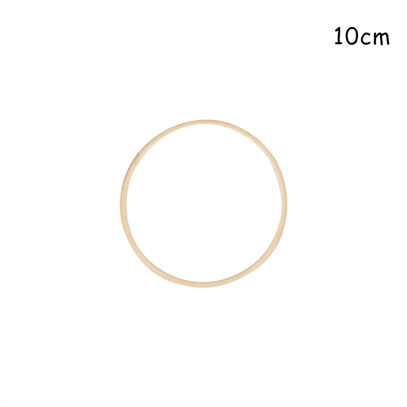 CYUAN 10-40cm Metal Hoops Home Door Hanging Gold Iron Metal Ring Wreath Wall Hanging Ornament Spring Wedding Party Decoration acacuss