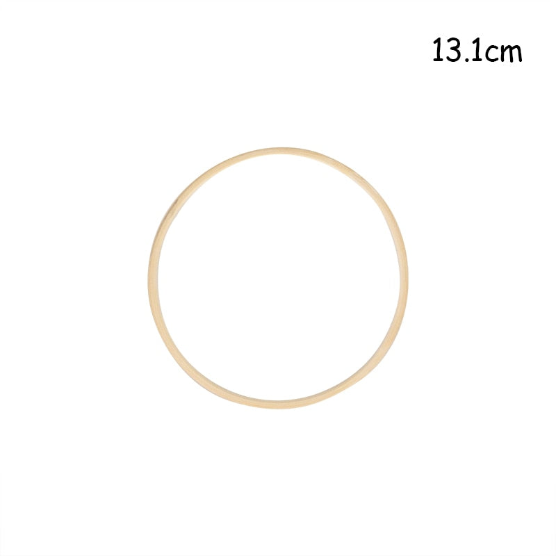CYUAN 10-40cm Metal Hoops Home Door Hanging Gold Iron Metal Ring Wreath Wall Hanging Ornament Spring Wedding Party Decoration acacuss