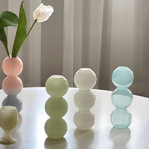 Cactus Glass Vase for Desk Decoration Transparent Glass Vase Hydroponics Plant Modern Decorative Vases Crafts Living Room Decor acacuss