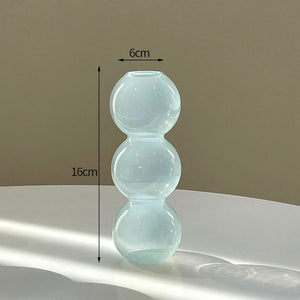 Cactus Glass Vase for Desk Decoration Transparent Glass Vase Hydroponics Plant Modern Decorative Vases Crafts Living Room Decor acacuss