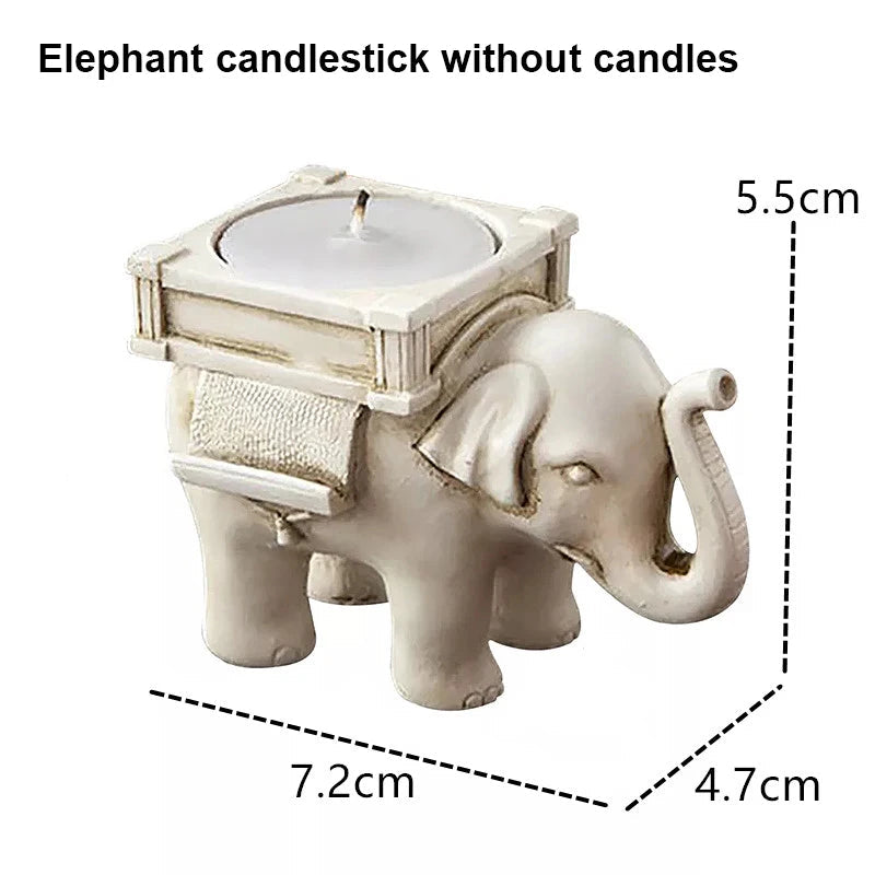Candle Holder Candlesticks For Candles Resin Candleholder Statue Sculptures Dining Table Decorations Living Room African Women acacuss