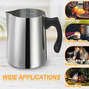 Candle Making Pouring Pot 32oz Double Boiler Wax Melting Pot 304 Stainless Steel Pitcher with Heat-Resistant Handle acacuss