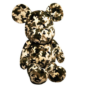 Candy violence dazzle colorful tide play bear plush toy tie-dye rainbow doll plush toy pillow birthday  gift home decoration acacuss