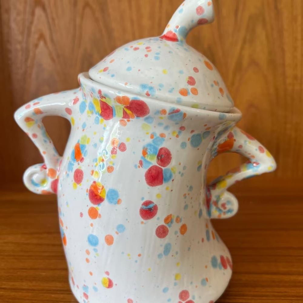 2023 New Canister with Attitude Resin Kitchen Storage Jar with Sealing Cover Creative Decoration Home Ornament Crafts acacuss