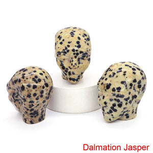 Cartoon Anime Kawaii Avatar Elf Skull Figures Natural Crystals and Stone Alien Statue Home Decor Halloween Gift For Kids acacuss