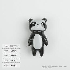 Cartoon Furniture Handles Animal Drawer Knob Ceramic Drawer Knobs Handles for Cabinets and Drawer Lion Panda Fox Children Handle acacuss