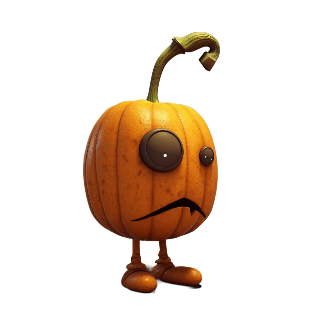 Cartoon Pumpkin Figurines Modern Home Decoration Accessories for Interior Simple Office Table Ornaments Halloween Garden Decor acacuss