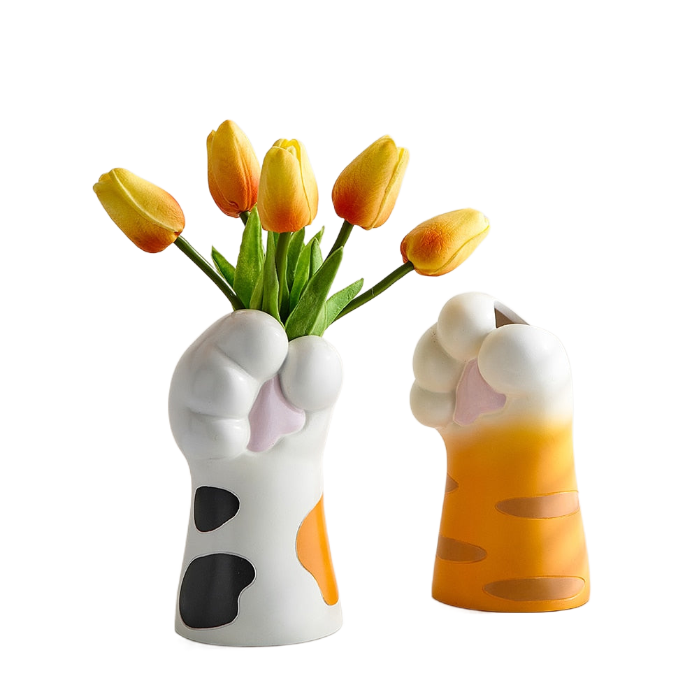 Cat Claw Design Vase Aesthetic Room Decoration Home Flower Pot Modern Table Decorative Vases Creative Bookshelf Ornaments Cute acacuss