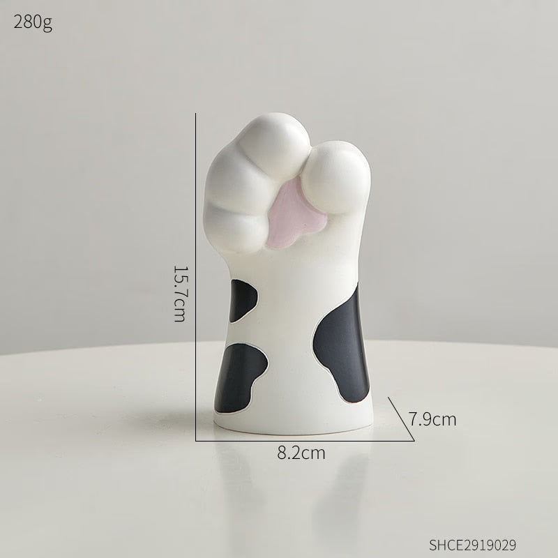 Cat Claw Design Vase Aesthetic Room Decoration Home Flower Pot Modern Table Decorative Vases Creative Bookshelf Ornaments Cute acacuss