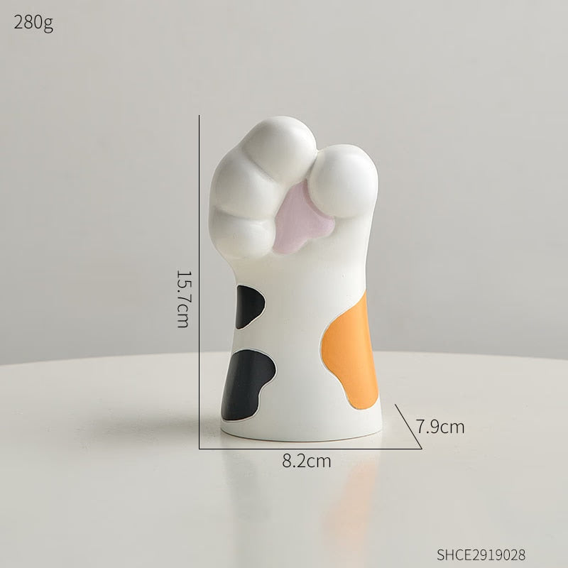 Cat Claw Design Vase Aesthetic Room Decoration Home Flower Pot Modern Table Decorative Vases Creative Bookshelf Ornaments Cute acacuss
