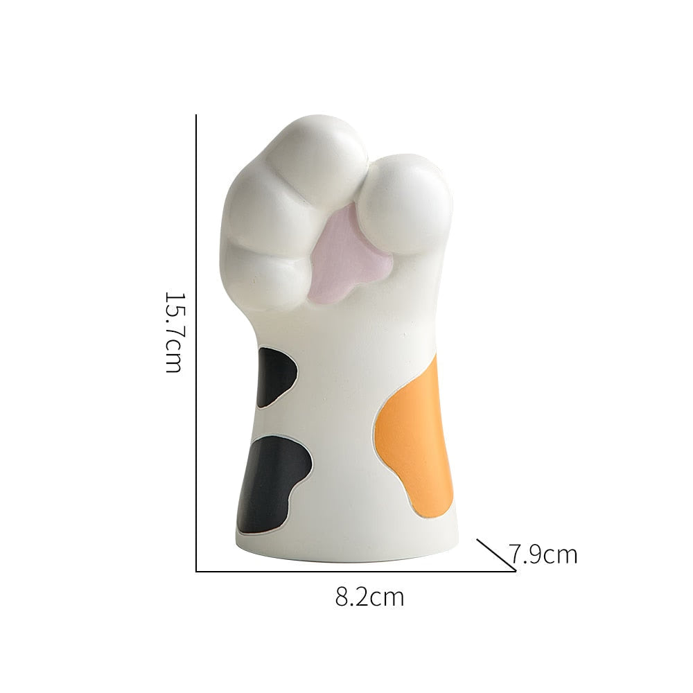 Cat Claw Design Vase Aesthetic Room Decoration Home Flower Pot Modern Table Decorative Vases Creative Bookshelf Ornaments Cute acacuss