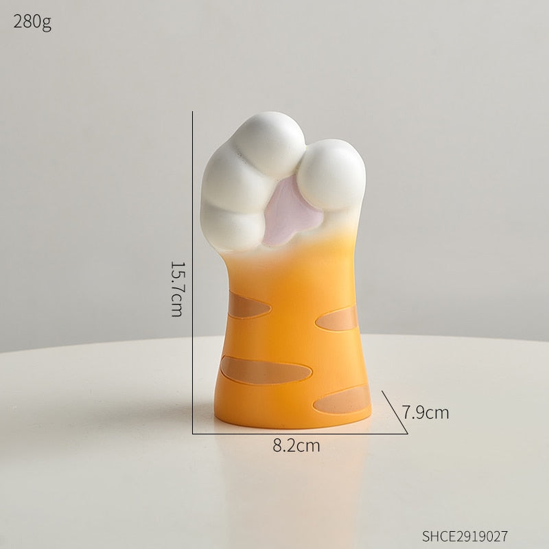 Cat Claw Design Vase Aesthetic Room Decoration Home Flower Pot Modern Table Decorative Vases Creative Bookshelf Ornaments Cute acacuss
