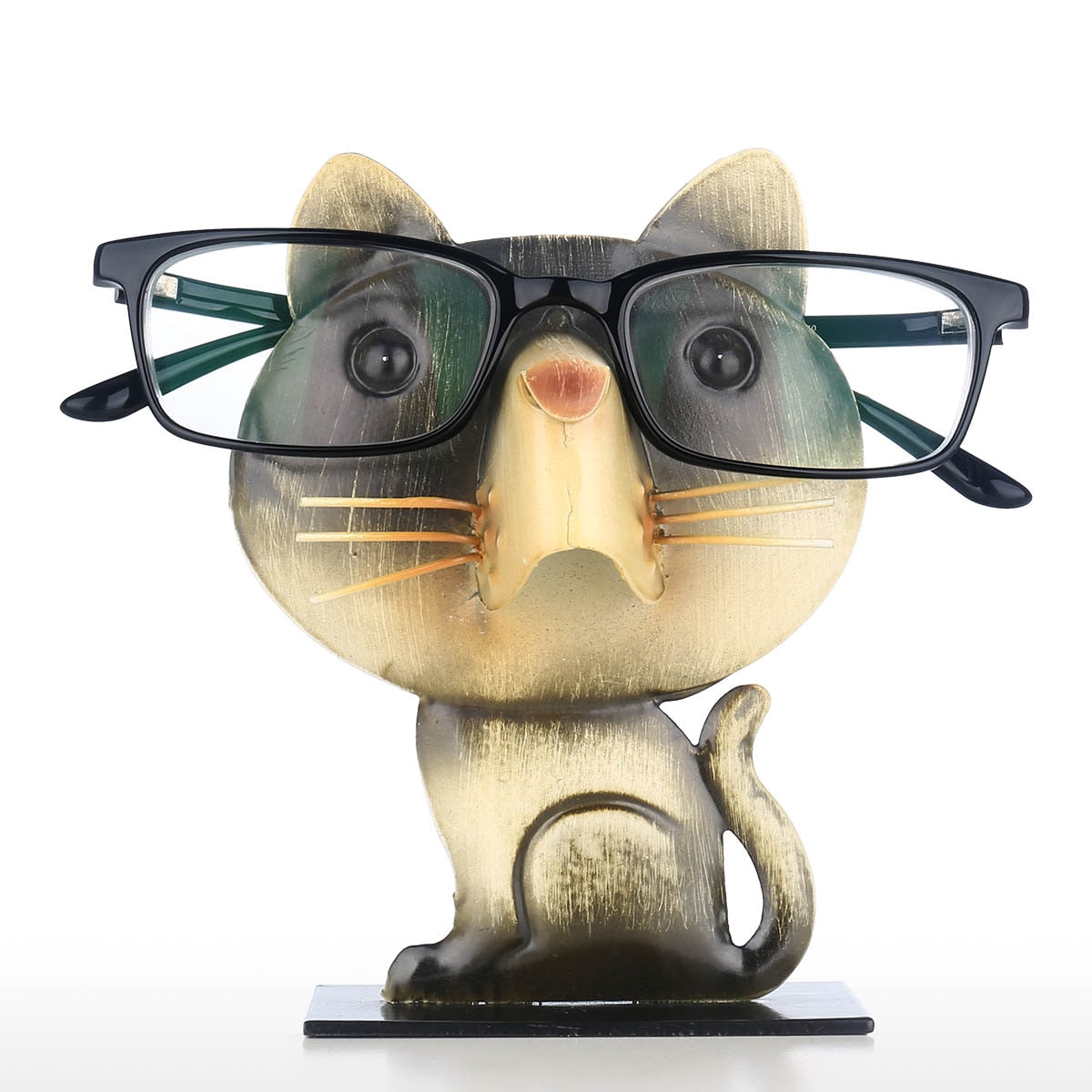 Cat Shaped Eyeglass Rack Glasses Eyewear Holder Animal Shaped Spectacle Display Stand Home Ornament Modern Eyeglass Holder acacuss