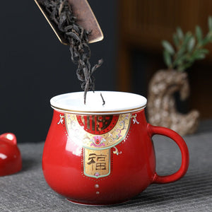 Cat mug Ceramic  I Cute Cat Tea Mug Lid acacuss