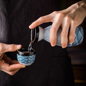 Ceramic 25ml Wine Cup 200ml Jug Classical Charm Spirits 1 Pot 4 Cups Wine Set Sake Wine Dispenser Vodka Gift Bar Home Flask acacuss
