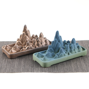 Ceramic Backflow incense burner for cones and sticks acacuss