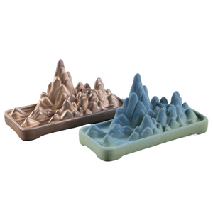 Ceramic Backflow incense burner for cones and sticks acacuss
