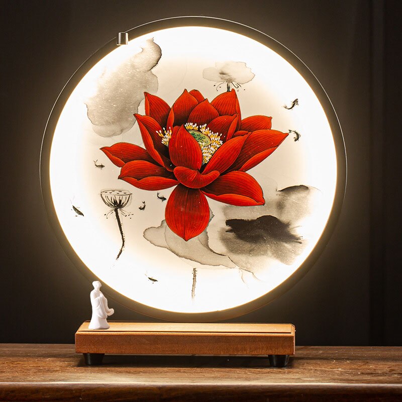 Ceramic Bergamot Flowback Incense Stove Household Indoor Living Room, Entrance, Study Decoration Lotus Lantern Ring acacuss