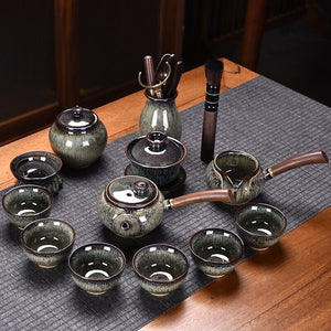 Ceramic Chinese Tea Set Teapot Gaiwan Ceremony Luxury Kung Fu Teaware Sets Gift - Tazas De Te Kitchen Drinkware acacuss