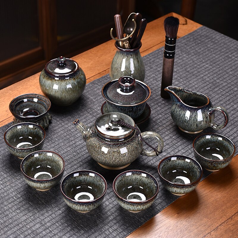 Ceramic Chinese Tea Set Teapot Gaiwan Ceremony Luxury Kung Fu Teaware Sets Gift - Tazas De Te Kitchen Drinkware acacuss