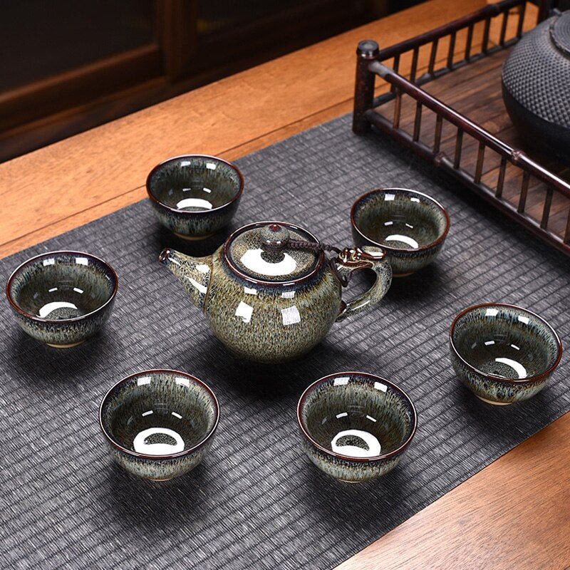 Ceramic Chinese Tea Set Teapot Gaiwan Ceremony Luxury Kung Fu Teaware Sets Gift - Tazas De Te Kitchen Drinkware acacuss
