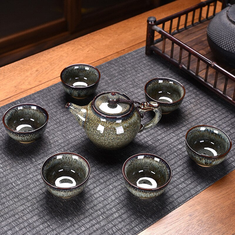 Ceramic Chinese Tea Set Teapot Gaiwan Ceremony Luxury Kung Fu Teaware Sets Gift - Tazas De Te Kitchen Drinkware acacuss