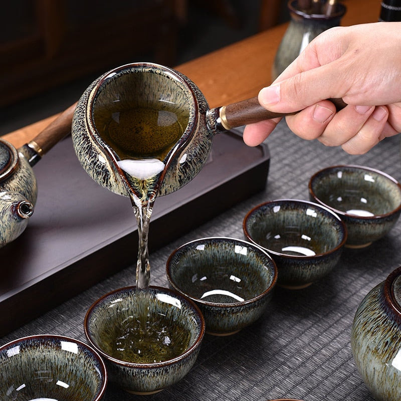 Ceramic Chinese Tea Set Teapot Gaiwan Ceremony Luxury Kung Fu Teaware Sets Gift - Tazas De Te Kitchen Drinkware acacuss