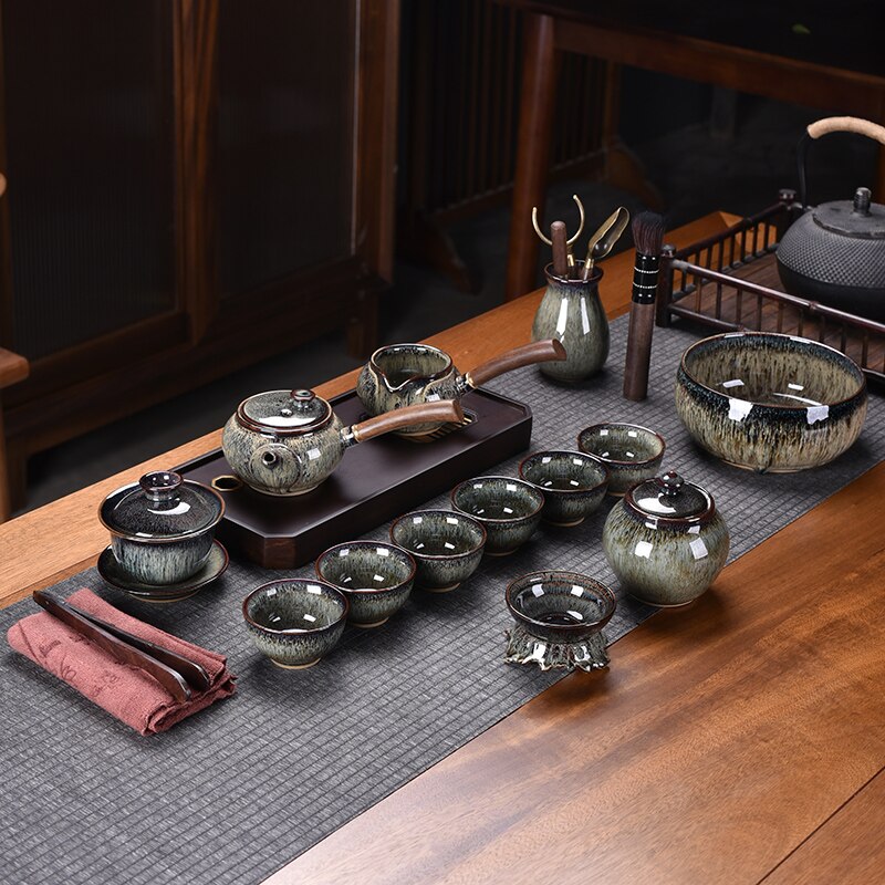 Ceramic Chinese Tea Set Teapot Gaiwan Ceremony Luxury Kung Fu Teaware Sets Gift - Tazas De Te Kitchen Drinkware acacuss