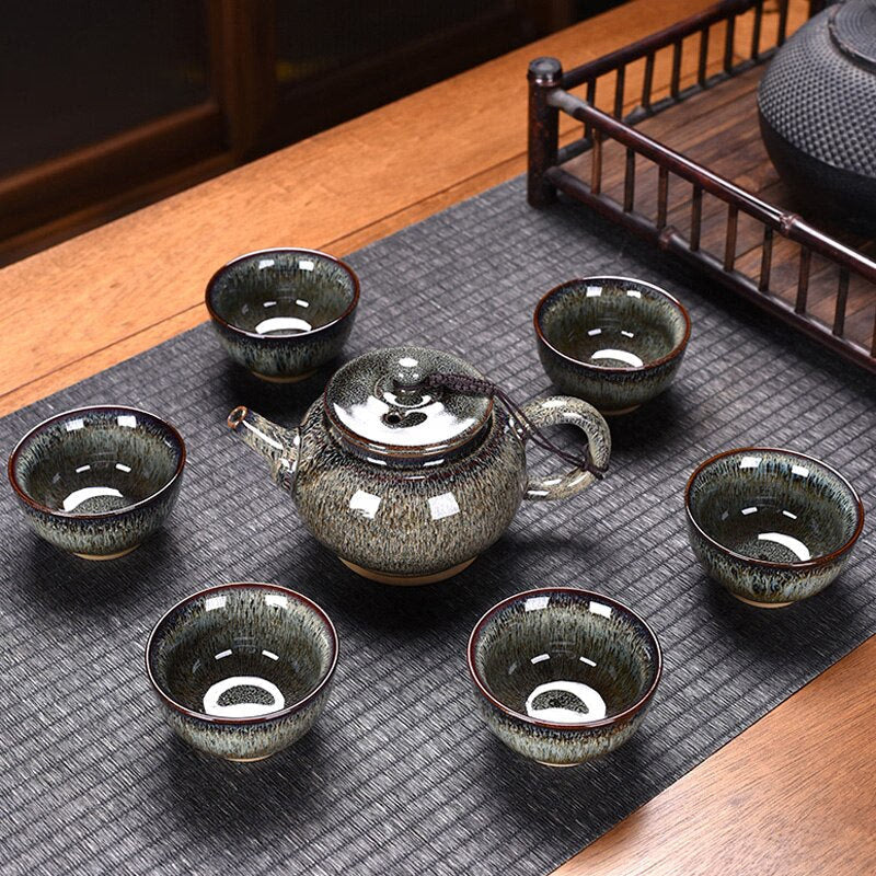 Ceramic Chinese Tea Set Teapot Gaiwan Ceremony Luxury Kung Fu Teaware Sets Gift - Tazas De Te Kitchen Drinkware acacuss