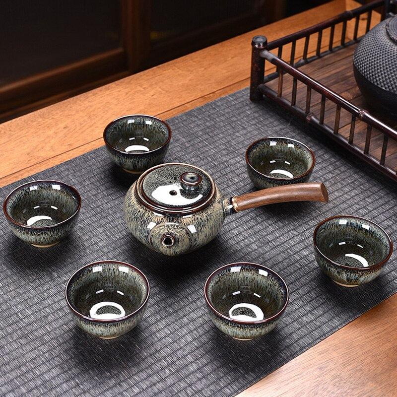Ceramic Chinese Tea Set Teapot Gaiwan Ceremony Luxury Kung Fu Teaware Sets Gift - Tazas De Te Kitchen Drinkware acacuss