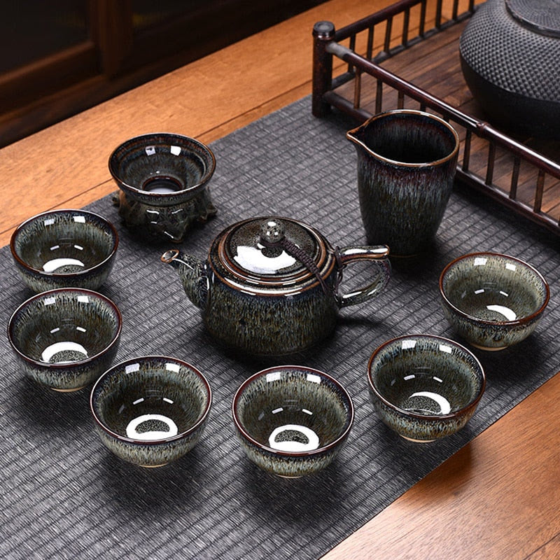 Ceramic Chinese Tea Set Teapot Gaiwan Ceremony Luxury Kung Fu Teaware Sets Gift - Tazas De Te Kitchen Drinkware acacuss