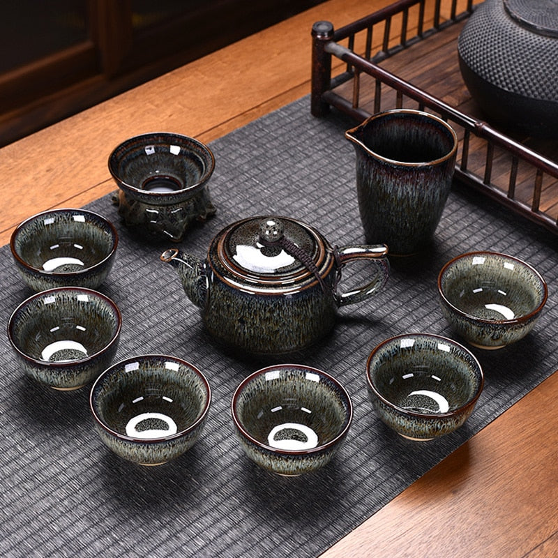 Ceramic Chinese Tea Set Teapot Gaiwan Ceremony Luxury Kung Fu Teaware Sets Gift - Tazas De Te Kitchen Drinkware acacuss