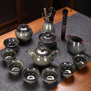 Ceramic Chinese Tea Set Teapot Gaiwan Ceremony Luxury Kung Fu Teaware Sets Gift - Tazas De Te Kitchen Drinkware acacuss