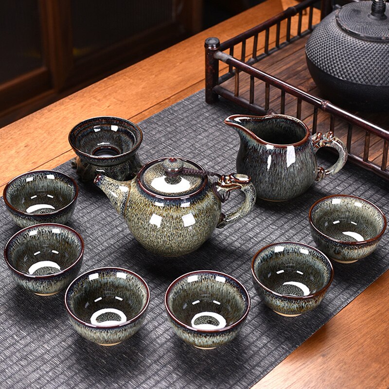Ceramic Chinese Tea Set Teapot Gaiwan Ceremony Luxury Kung Fu Teaware Sets Gift - Tazas De Te Kitchen Drinkware acacuss