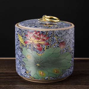 Ceramic Cremation Urns Handmade Ceramics Chinese Style Cremation Urn for Human Or Pet Ashes Cats Dogs Animals Reptiles acacuss