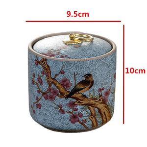 Ceramic Cremation Urns Handmade Ceramics Chinese Style Cremation Urn for Human Or Pet Ashes Cats Dogs Animals Reptiles acacuss