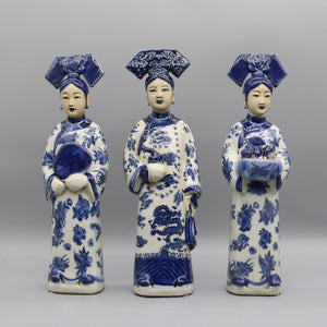 Ceramic Figurines of Chinese Princesses and Empress in Qing Dynasty, Porcelain Statue, Ancient Chinese Lady, Home Decoration acacuss